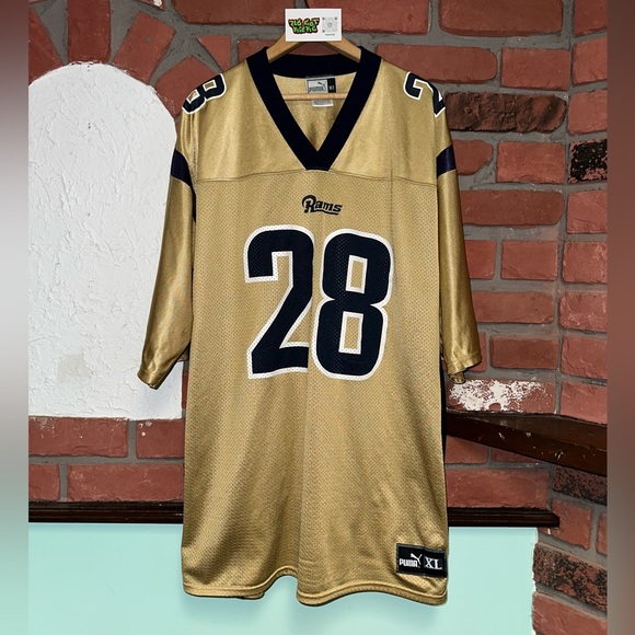 Puma Shirts Vintage Puma Nfl St Louis Rams Marshall Faulk 28